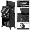 thumbnail image 4 of Aukfa Tool Box, 2 in 1 Steel Rolling Tool Chest & Cabinet on Wheels for Garage, 8-Drawers, Black, 4 of 12