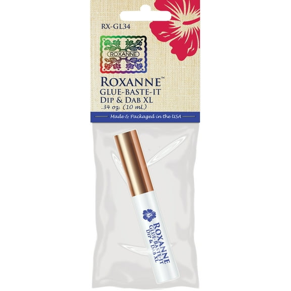RX-GL34 ROXANNE GLUE BASTE IT TEMPORARY DIP DAB XL .34OZ