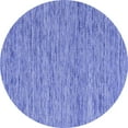 thumbnail image 1 of Ahgly Company Indoor Round Abstract Blue Contemporary Area Rugs, 4' Round, 1 of 4