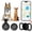 Black, variant on Pet Tracker with Silicone Collar Holder, Battery-Free Anti-Lost Locator, Works with iOS Find My, No SIM Card & Monthly Fee, for Pets and Luggage