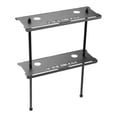 thumbnail image 4 of Outdoor Grill Stand Table Storage Organizer Aluminum Metal for Outside Double Double Layer, 4 of 7