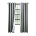 thumbnail image 2 of Belleville Total Blackout SilverClear Curtain Panel - Pair each 52" x 84" in Grey, 2 of 5