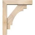 thumbnail image 3 of Ekena Millwork 5 1/2"W x 24"D x 28"H Merced Block Smooth Bracket w/ Offset Brace, Douglas Fir, 3 of 25