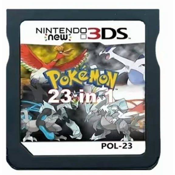 NDS 2DS 3DS XL P0KEM 23-in-1 Game Card US Version