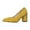 Yellow, variant on Win s Way Women's Pointed Toe Low Cut Chunky Heel Pumps Comfort Slip On Work Casual Dress Shoes