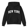 thumbnail image 3 of Tiijoy Little Girls Hoodie New York Printed Long Sleeve Hooded Sweatshirt, Sizes 5-6, 3 of 3