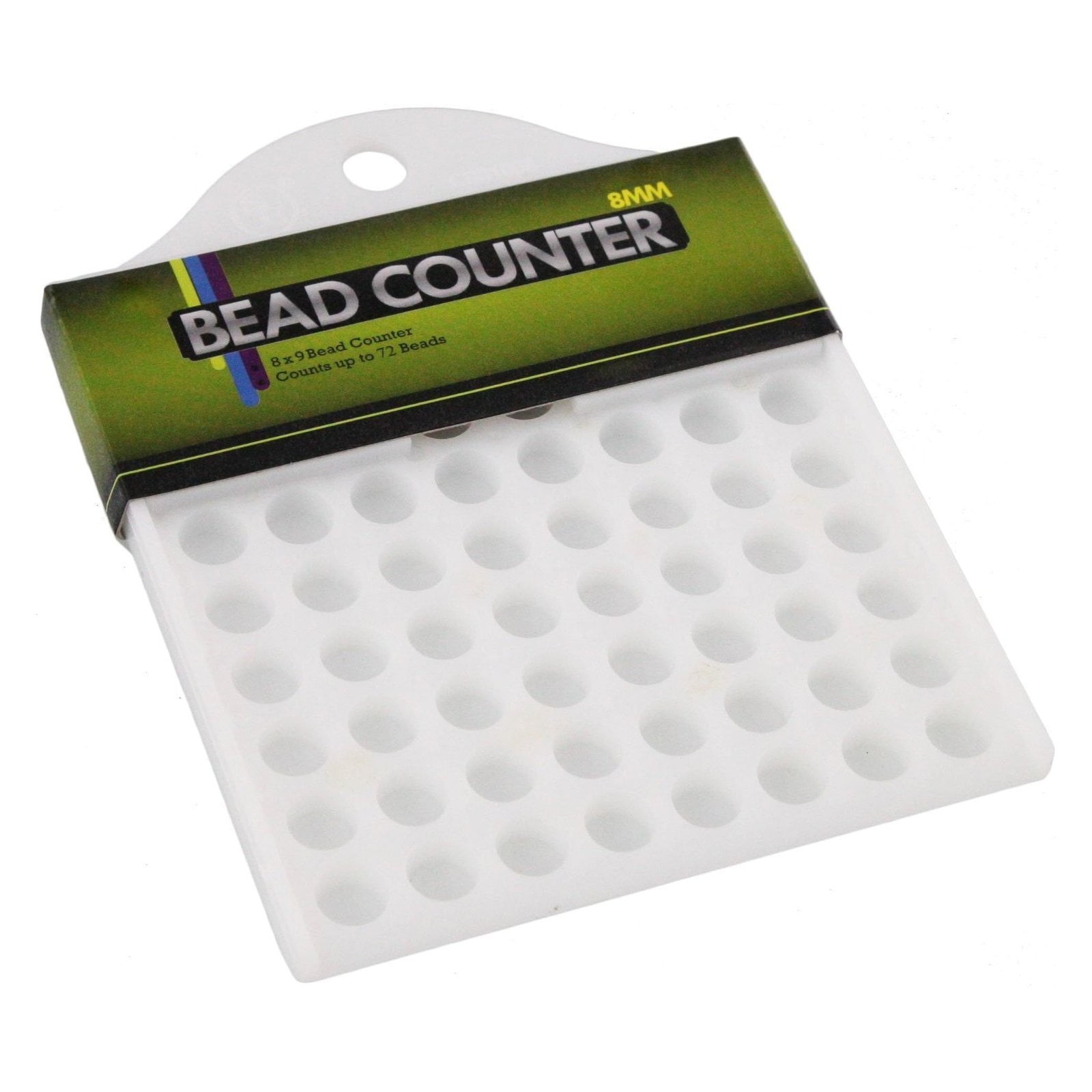 Universal Tool 72 Beads Bead Counter 8mm Diameter with Hanging Hole
