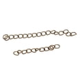 thumbnail image 3 of 100 piezas de cadenas extensoras de de collar de metal negro / plateado / dorado / bronce Salvador Cadena extensible, 3 of 10