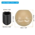 thumbnail image 2 of Unique Bargains 0.59'(15mm) Chair Feet Replacement Plastic Camping Chair Leg Tips Cap Protector Beige 4 Pack, 2 of 7