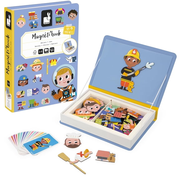 Juego educativo magnético Janod Magnéti'Book 48 Magnets