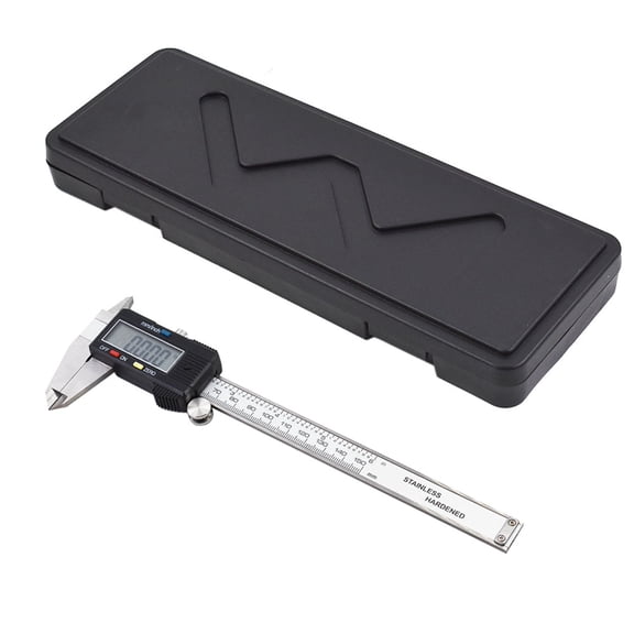 findmall Electronic Digital Caliper Stainless Steel Body with Large LCD Screen 0-6 Inches Inch/Millimeter Conversion