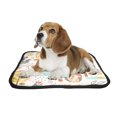 thumbnail image 2 of PKQWTM Autumn Woodland Animals Trees Rainy Clouds Mushrooms Leaves Pet Dog Cat Bed Pee Pads Mat Cushion Potty Dogsblankets Crate Bed Kennel 36x48 inch, 2 of 3