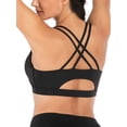 thumbnail image 6 of LELINTA Women's Sports Bras Medium Impact Racerback Sports Bras Workout Gym Activewear Bra, 6 of 7