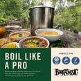 thumbnail image 6 of Bayou Classic 30 Quart / 7.5 Gallon Stainless Steel Brew Kettle Pot with Lid, 6 of 7