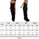 thumbnail image 2 of Vestido De Tirantes Finos Vestido de tirantes finos para mujer, sin mangas, con volantes, vestido dividido de cóctel (negro L) Ygjytge para Mujer Negro T M, 2 of 7