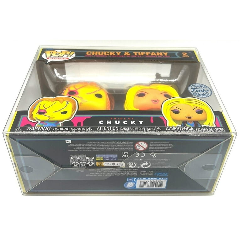ZGBY Pop! Bride Of Chucky Tiffany & Chucky Blacklight 2 Pack