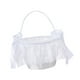 thumbnail image 5 of Cesta para , Cesta de Flores para Niña, Cesta con Detalles de Encaje, 5 of 9