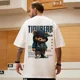 thumbnail image 2 of Camiseta con estampado gráfico de oso de High Street para hombre, camiseta de gran tamaño con cuello redondo de hip hop, camiseta informal de verano para hombre, camiseta Y2K, 2 of 5
