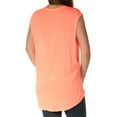 thumbnail image 2 of WE THE FREE Womens Orange Cap Sleeve Jewel Neck Top  Size: XS, 2 of 2