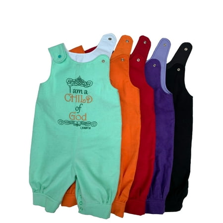 

Embroidered Baby Overalls - Child of God