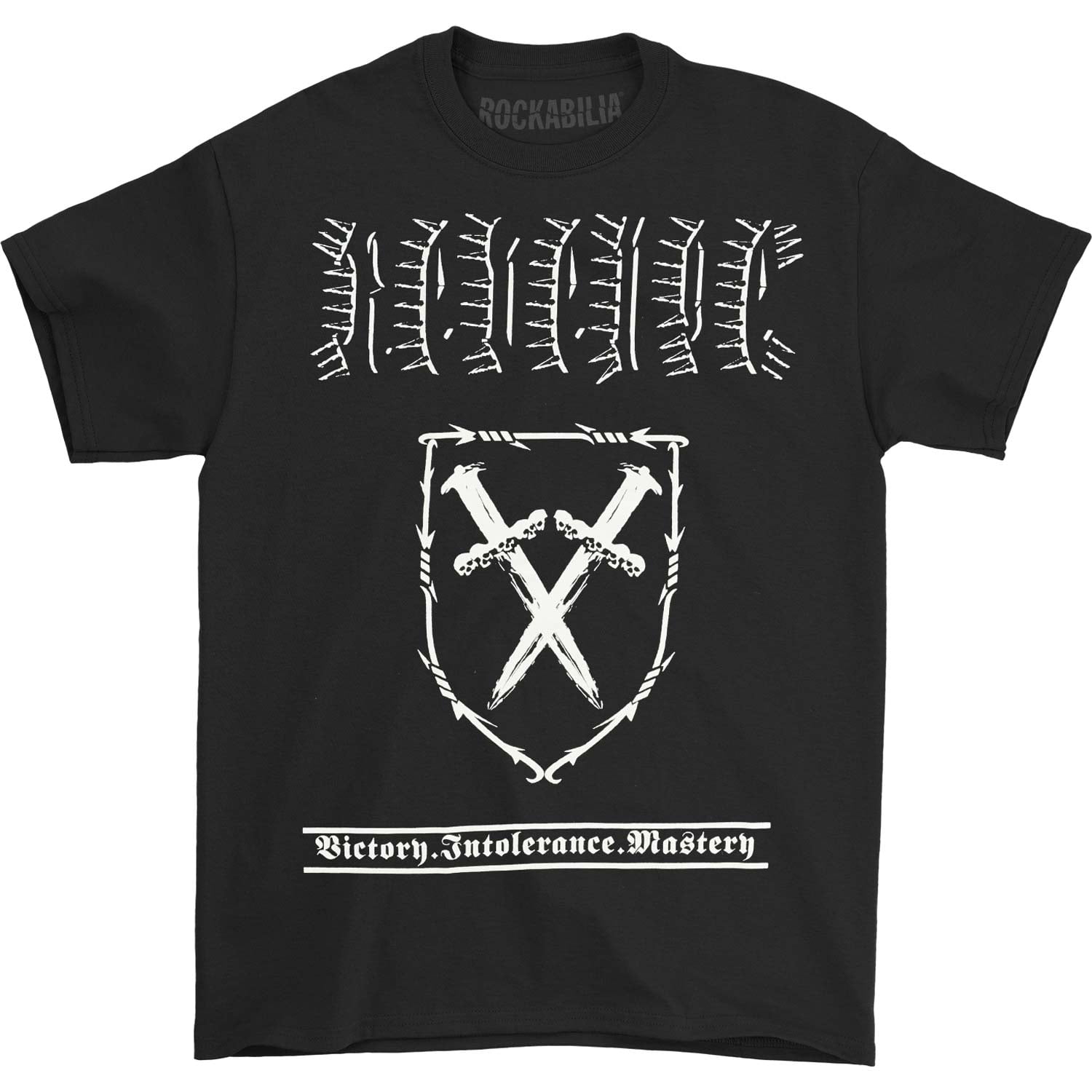 Revenge Revenge Men's Victory Intolerance Mastery Tshirt Black