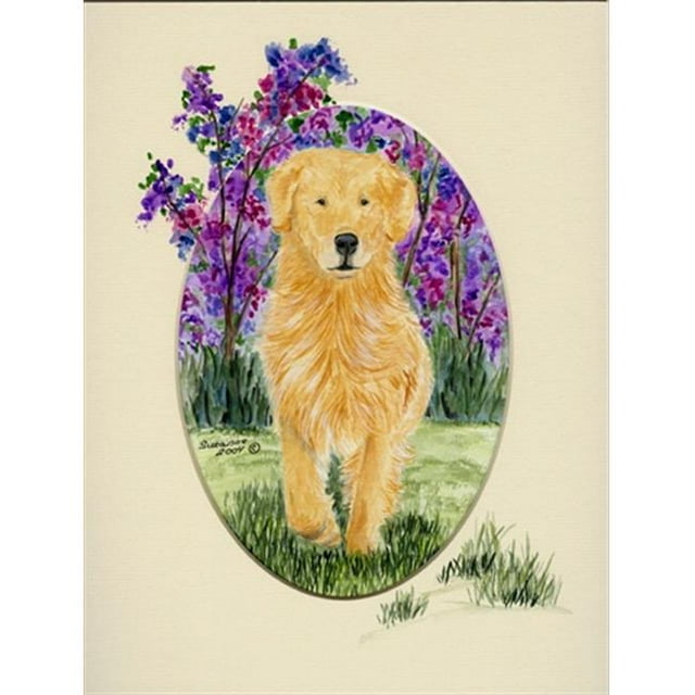 Carolines Treasures SS8060CHF Golden Retriever Flag Canvas - House Size