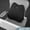 Black Lubar Support, variant on Skechers Lumbar Support Pillow, Memory Foam Back Support Cushion for Car Seat, Ergonomic Lumbar Cushion, Pressure Relief Back Support, Non-Slip Breathable Support for Car Office Home, Black