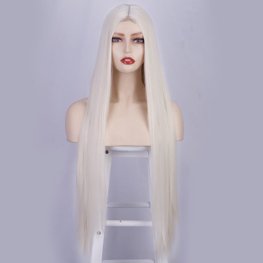 Wigs European and American women's wigs Long straight hair chemical fiber headgear Front lace small lace foreign trade wig wig wig-60# | Walmart Canada Wigs European and American women's wigs Long straight hair chemical fiber headgear Front lace small lace foreign trade wig wig wig-60# | Walmart Canada