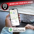 thumbnail image 3 of Energizer Apple Find My Key Tracker Keychain LED Light Everyday Travel 63mm x 25mm x 13mm 22g, 3 of 10