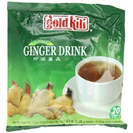 Gold Kili All Natural Instant Caffeine-free Ginger Drink  20-Count Bags (Pack of 2)