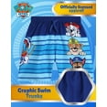 thumbnail image 3 of Nickelodeon Paw Patrol Boys Swim Trunks - Chase Marshall Rubble UPF50+ Quick Dry Boys Swim Shorts (2T-7), 3 of 7