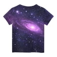 thumbnail image 7 of Nilvkv Girls Summer Tops, Girls T Shirts, Star Print Round Neck Short Sleeve Tee Casual Summer Purple 7-8 Years, 7 of 7