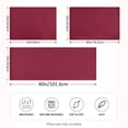 thumbnail image 4 of Haosy Satin Pillowcase for Hair and Skin Standard Cooling Silk Pillow Case with Envelope Closure Burgundy 20"x30", 4 of 9