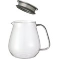 thumbnail image 4 of Kinto Théière en Acier Inoxydable Unitea à une Touche 720 ml. Théière en Verre Résistante à la Chaleur avec Passoire et Couvercle en Acier Inoxydable., 4 of 6