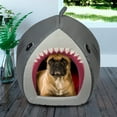 thumbnail image 3 of Vibrant Life Shark Pet Bed, Gray, 3 of 8