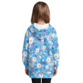 thumbnail image 2 of Xoenoiee Boho Mandala Daisy Flower Print Girls Long Hoodies Dress Hooded Sweatshirt Graphic Pullover Long Hoodies Long Sleeve Shirt Fall Clothes Aesthetic Sweater Shirt Outfits, 5-6 Years, 2 of 7