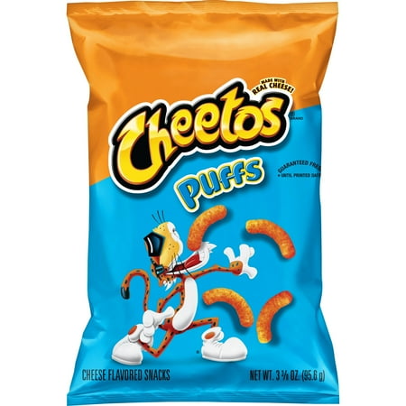 (3 pack) (3 Pack) Cheetos Puffs Cheese Flavored Snacks, 3.375 oz Bag