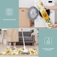 thumbnail image 6 of Beige Yellow Flower Pattern Kitchen Rugs Sets Of 3,Kitchen Runner Rugs Non Skid Washable,Decorative Kitchen Floor Mats for Kitchen,Sink,Laundry,17"x30"+ 17"x47" + 17"x59", 6 of 6