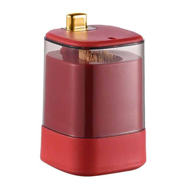 Distributeur Automatique de Cure-Dents Conteneur de Rangement pour Cuisine Restaurant Maison Salon Comptoir Organisation