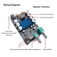 thumbnail image 4 of Subwoofer Amplifier Board, 100W Digital Amplifier Board Black  for DIY Speaker, 4 of 7