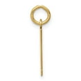 thumbnail image 4 of Auriga Fine Jewelry 14K Yellow Gold Elongated Number 41 Charm for Women, 4 of 6
