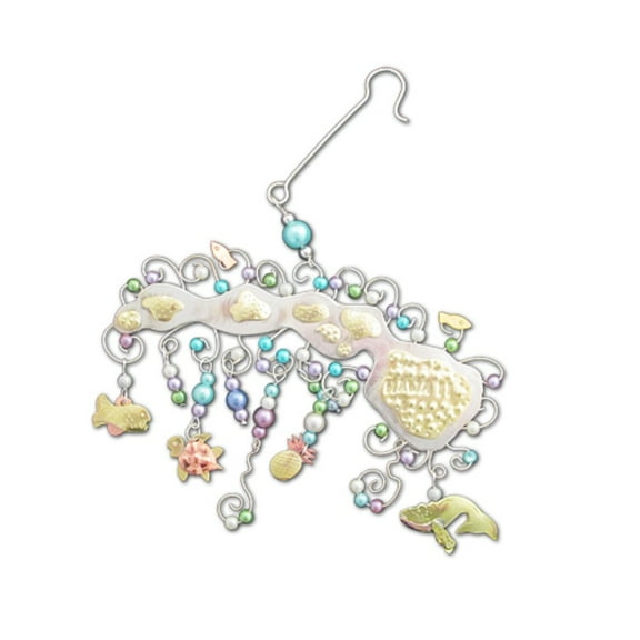 State Of Hawaii Metal Christmas Tree Ornament Fair Trade New