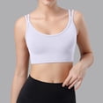 thumbnail image 5 of Women's Sexy Large Size Integrated High Strength Shockproof Yoga Running Fitness Sports Bra Sports Bra Non Removable Pads One Shoulder Bras for Women Sports Bra Padded Athletic Sports Bra Wireless, 5 of 6