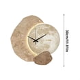 thumbnail image 3 of Silent Non Ticking Quartz Wall Clock, Modern Decorative Analog Hanging Watch with Wood Case for Living Room, Dining Room, Bedroom, and Home Office Wall Decor, 3 of 9