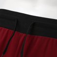 thumbnail image 3 of Aayomet Shorts Mens Occasionnels Loisirs de Rue Sport Multi Cordon de Serrage Taille Extensible Couleur Cargo Shorts (Rouge, XXL), 3 of 5