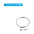 thumbnail image 2 of Uxcell Beading Hoop Earrings, 60Pcs Round Copper Hoop Earring for DIY Crafts Jewelry Making(8mm, Silver), 2 of 6
