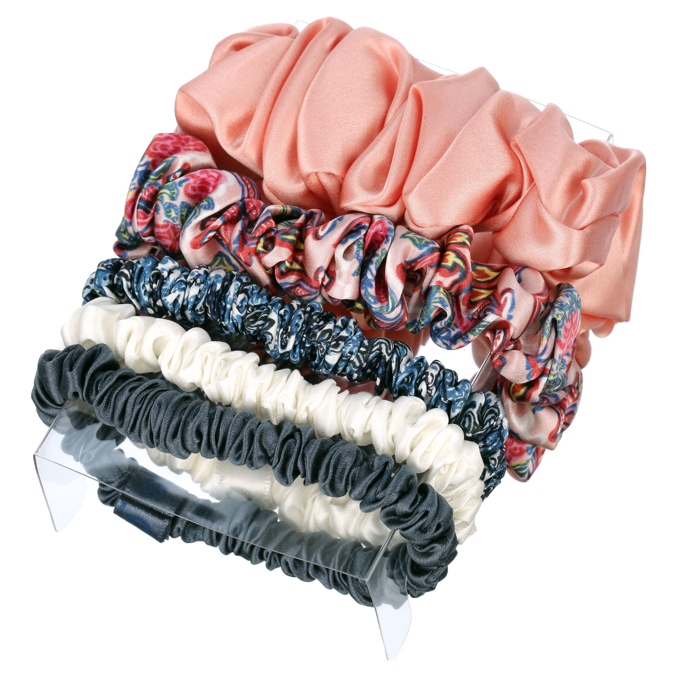 Slip Pure Silk Scrunchies Set - Abbey, 5 ct