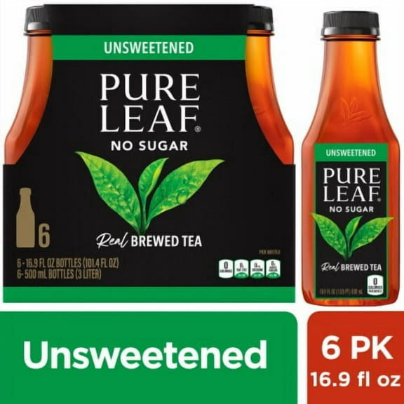 2X - Pure Leaf Unsweetened Iced Tea Multipack Bottles 6 pk / 16.9 fl oz