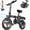 Black-Pro, variant on INSDRGN Folding Electric Bike for Adults Teens, 650W Peak Motor, 10.4AH 48V Battery 14" Electric Bicycles, 28 Miles Range, Mini Ebike for City Commuter, UL2849, Gray
