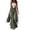 Green, variant on Women'S Casual Solid Color Fringe Faux Suede Adjustable Strap Wide Leg Jumpsuit Romper Green M